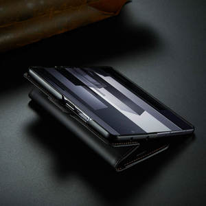Haute qualité pour CaseMe étui portefeuille en cuir à rabat lisse magnétique pour Samsung pour Galaxy Z Fold 6 7 5 téléphones mobiles - Product Image 5