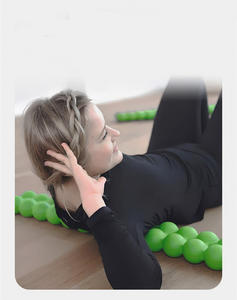 Bastone per Massaggio Spinale OBG Pilates - Attrezzo <span class=keywords><strong>Fitness</strong></span> Portatile in Materiale PU per Esercizi a Casa per Muscoli di Schiena e Vita - Product Image 2