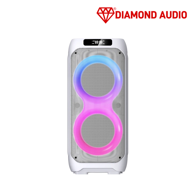 Diamond Audio-New DM-8-P2835 Wireless BT Speaker, Portable Outdoor Speaker with Bass