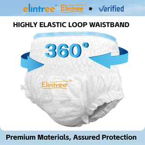 Couches-culottes super douces Elintree pour adultes seniors, haute absorption, <span class=keywords><strong>protection</strong></span> anti-fuites, tissu non tissé, <span class=keywords><strong>protection</strong></span> contre l'incontinence <span class=keywords><strong>urinaire</strong></span> - Product Image 4