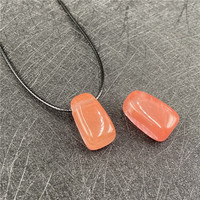 Collier personnalisable en pierres naturelles mélangées classiques, pendentif en cristal naturel pour la fabrication de bijoux, pierre précieuse polie pour la guérison, idéal comme cadeau