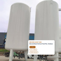 Réservoir de stockage cryogénique d'occasion 10m³ – Cuve sous vide isolée sous pression pour économie d'énergie dans l'industrie de la désalinisation, du pétrole et du gaz en Oman et au Koweït