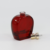 Vente Flash - Boutique Directe d'Usine - Flacons de Parfum Rouge Coloré de 30 ml avec Atomiseur - Flacon de Parfum Unique et Luxueux