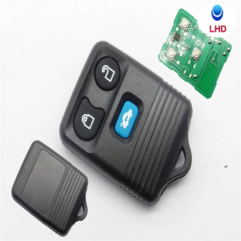 3 Button 315MHz/433mhz Remote Car Key Keyless Entry Fob For Ford Mazda Remote Control Clicker Transmitter