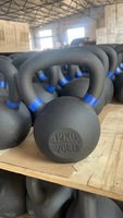 Ensemble de kettlebells en fonte de haute qualité, durables, revêtus de peinture en poudre, équipement de musculation pour adultes, équipement de gym