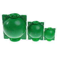Hot Zwart Transparant Twee-Kleur Wroeten Bal Plant Wroeten Apparaat Propagators Hoge Druk Plantenveredeling Bal