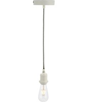 E27 Rétro Edison Lampe Suspendue Base PVC Rétro Café Bar Cordon Suspendu Support de Lampe avec Style de Vis Élégant pour Décorations