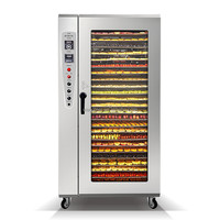 Vente flash Déshydrateur industriel pour oignon, viande séchée, saucisses, poisson, chili, four de séchage, légumes, fruits, machine de séchage alimentaire à 16 étages