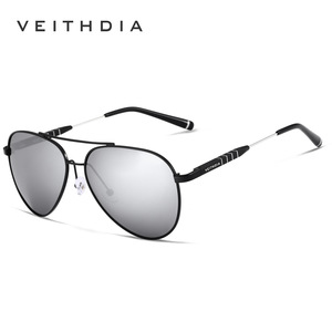 Veithdia Men's Aluminum Magnesium Polarized Sunglasses UV400 <b>Driver</b> Glasses 6698 - Product Image 1