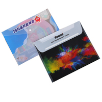 Portefeuilles de poche pour enveloppe en plastique Offres Spéciales Dossier scolaire Document A4 Sac de fichiers transparent avec logo personnalisé pour dossiers à bouton-pression
