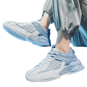 Zapatillas Deportivas Casuales de Moda para Hombre, Primavera 2025, Color Blanco, Transpirables, de Malla, Versátiles - Product Image 1