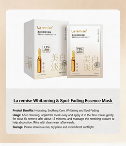 แผ่นมาส์กหน้าไวท์เทนนิ่ง <span class=keywords><strong>Bifida</strong></span> <span class=keywords><strong>Ferment</strong></span> <span class=keywords><strong>Lysate</strong></span> 73% ไนอะซินาไมด์ ช่วยปรับผิวกระจ่างใส ลดเลือนจุดด่างดำ 30 มล. La Remise - Product Image 5