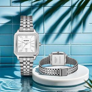 Montres pour femmes fines de haute qualité 2024 avec cristal saphir, mouvement à quartz importé du Japon, bracelet interchangeable - Product Image 2