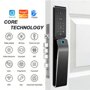 Marque supérieure de la Chine nouvellement conception fabricant personnalisé noir Smart Security Serrure de porte intelligente intelligente avec caméra - Product Image 2