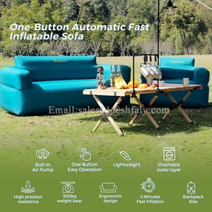 Furniture Custom LOGO Single <b>Sofa</b> One-touch Automatic Inflatable <b>Sofa</b> Armchair - Product Image 5
