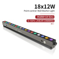 Projecteur mural LED 18*12W à contrôle ponctuel, RGBW, linéaire, très demandé