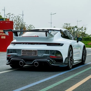 Kit completo de carrocería de fibra de carbono seca 2019+ para Porsche 911 992 <span class=keywords><strong>Carrera</strong></span> TKT GT Street R Style, piezas de tuning exterior para automóvil. - Product Image 5