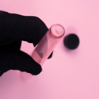 Tubes filtrants jetables en plastique colorés avec bouchons, style rond simple, pour le rangement