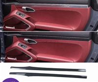 Kit de garnitures intérieures en carbone véritable Autoclave pour Porsche 991 981 718, ajustement OEM 1:1, finition brillante 3K Twill, 9 pièces