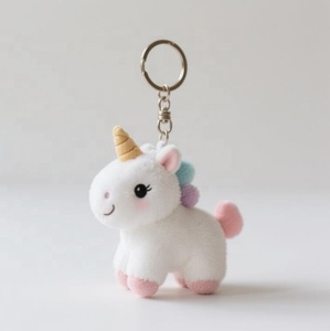 Design personalizzato di piccole dimensioni <span class=keywords><strong>unicorno</strong></span> peluche portachiavi giocattoli Kawaii colorati <span class=keywords><strong>unicorno</strong></span> peluche giocattolo - Product Image 3