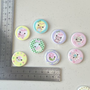 <span class=keywords><strong>Bouton</strong></span> artisanal en colle crème, motif fleur de cerisier de dessin animé mignon, pour la décoration de vêtements, de coiffures et de chaussures - Product Image 2