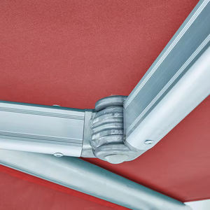 Auvent de terrasse rétractable manuel/<span class=keywords><strong>motorisé</strong></span> populaire en alliage d'aluminium et polyester, imperméable, pour l'extérieur - Product Image 5