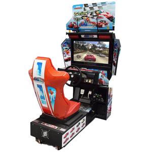 32-Inch High-Definition Dynamic Racing Video <b>Arcade</b> Driving Metal Plastic Motion Sensing Large Coin-Operated English - Product Image 3