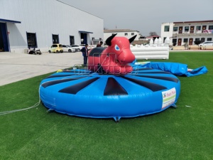 Vente en gros d'équipements d'amusement extérieur commerciaux : <span class=keywords><strong>Jeu</strong></span> de taureau gonflable non motorisé pour enfants, idéal pour la location lors de fêtes, parcs et événements - Product Image 5