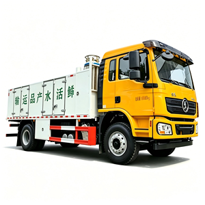 รถบรรทุกแช่ปลา SHACMAN L3000 4x2 10 ตัน พร้อมระบบหมุนเวียนน้ำแบบครบชุด ขายดีในเกาหลี - Product Image 1