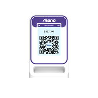 Écran d'affichage de code QR miniature de 3,5 pouces avec générateur de code dynamique 4G/WiFi pour comptoir de magasin de détail