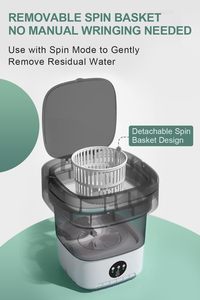 Foldable Washer and Dryer Combo Wash Pant Underwear Small Laundry Folding Portable <b>Mini</b> <b>Washing</b> <b>Machine</b> with Dryer Price - Product Image 5