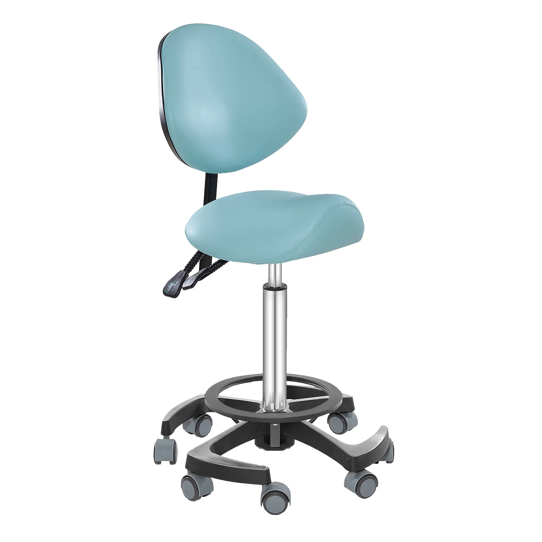 Ergonomik ofis mobilyaları salonu eyer tekerlekli sandalye doktor koltuğu güzellik koltuğu diş kliniği ve güzellik salonu