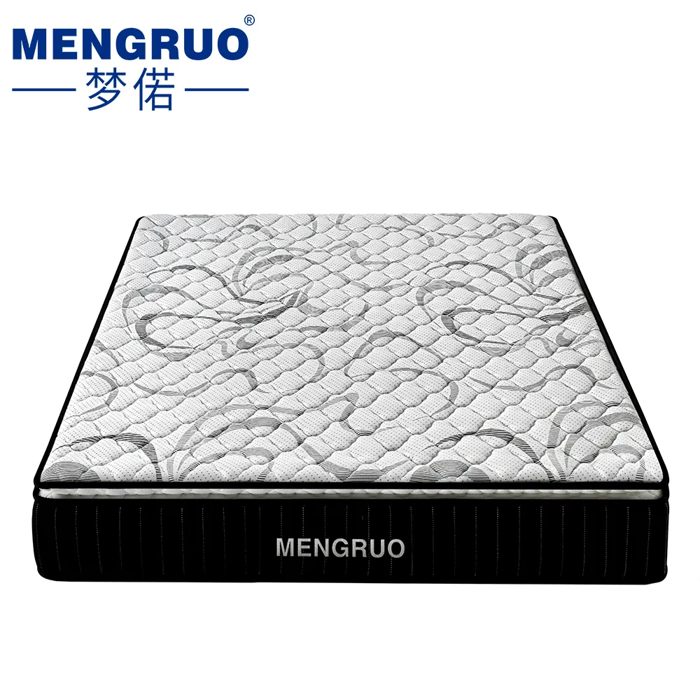 Vacuum compressed roll up pocket king size mattresses hotel use spring chiropractic massage bed mattress