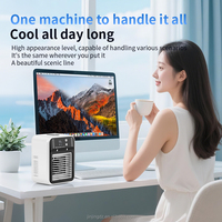 2025 haute qualité bureau USB charge Air Circulation humidificateur ventilateur Portable écran affichage brouillard pulvérisateur ventilateur avec veilleuse