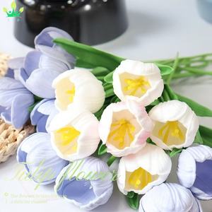 Tulipani Artificiali <span class=keywords><strong>Blu</strong></span> Realistici, Grandi Fiori per Decorazioni di San Valentino, Festa della Mamma, Pasqua, Casa, Cucina e Matrimoni - Product Image 3