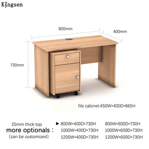 Schreibtisch mit einzelnen Schubladen Luxus moderne Büromöbel Holz Büro tisch Schreibtisch Fabrik Großhandel OEM Custom ized Wood Style