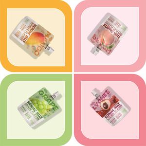 Collations personnalisées zéro sucre boisson gelée de konjac aromatisée aux fruits bonbon sucré instantané alimentaire sans gras emballé <span class=keywords><strong>dans</strong></span> un sac - Product Image 5