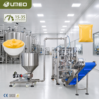Machine d'emballage automatique de liquides 50-1000g avec pompe rotative pour sauce, miel, huile, pâte, crème – Dosage, remplissage, scellage, emballage CE