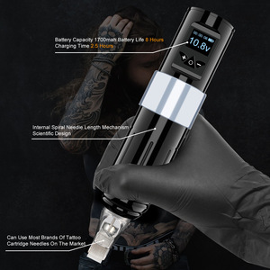 Machine à tatouer sans fil Tuffking, stylo électrique 10,8 V avec écran numérique pour le traçage et le ombrage - Product Image 3