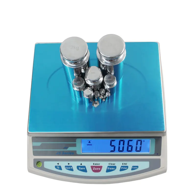 3kg/0.1g 6kg/0.1g RS232 satılık yüksek hassasiyetli elektronik dijital tartı masa ölçeği 15kg/0.5g 30kg/1g