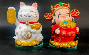 ปีใหม่จีน 2023  รูปปั้นเฟิงสุ่ย ไช่เซิน  เวินไช่เซิน เทพเจ้าแห่งโชคลาภ เทพเจ้าแห่งความมั่งคั่ง  จ้าวไช่ ของตกแต่ง ของขวัญ - Product Image 3