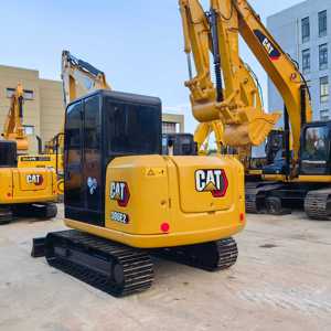 Excavatrice CAT 306E2 d'occasion, système hydraulique stable, moteur d'origine, force de creusement puissante, train durable, prête à être expédiée - Product Image 2