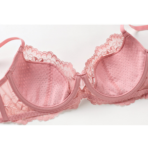 ブラブラアンダーワイヤー超薄型ランジェリーレースブラッシェブラッシエールプラスサイズセクシーレースブラ女性用 - Product Image 4