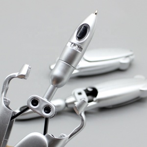 Elmas Kurbağa Şeklinde Geri Çekilebilir Jel Kalem, Logolu Baskılı Şık Hediye, Benzersiz Deforme Olabilen Tükenmez Kalem - Product Image 4