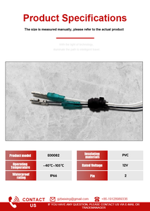 Arnés de Cables Personalizado E00082, Malla de Cables de PVC para Automóvil, Interruptor Magnético BK9, Ensamblaje de Arnés, IP66 - Product Image 6