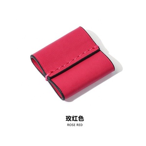 Accessoires personnalisés à cordon de serrage sangle rétractable seau première couche cuir de <span class=keywords><strong>vachette</strong></span> couleur unie pour sangle néo serrure simple avec couleur différente - Product Image 2