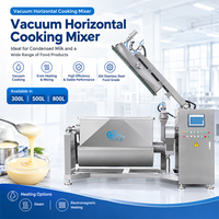 Nouvelle conception de mélangeur-cuiseur horizontal à bascule sous vide, machine de cuisson électrique pour sirop de coco et confiture de fruits