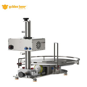 Rotary Table Honey Filling Machine Semi‑Automatic Viscous Liquid Syrup Glass Jar <b>Bottle</b> Filler Touch Screen Control Panel - Product Image 3