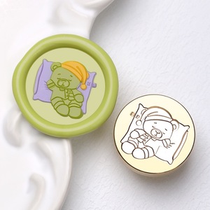 Cachet de cire nautique Ancre Tête de marin Design Invitation de mariage Thème maritime - Product Image 1