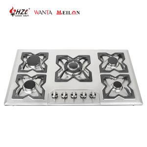 Cuisinière à gaz multifonctionnelle pour usage domestique, 5 brûleurs, cuisinière à gaz naturel - Product Image 2